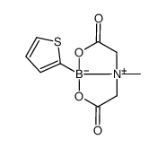 2-噻吩硼酸甲基亚氨基二乙酸酯结构式