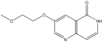3-(2-methoxyethoxy)-1,6-naphthyridin-5(6H)-one Structure