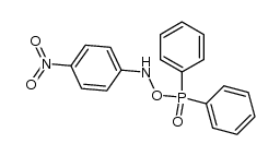 (((4-nitrophenyl)amino)oxy)diphenylphosphine oxide Structure