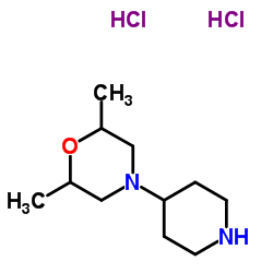 2,6-DIMETHYL-4-PIPERIDIN-4-YL-MORPHOLINE DIHYDROCHLORIDE structure