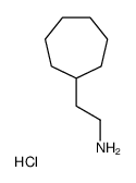 2-CYCLOHEPTYLETHANAMINE HYDROCHLORIDE structure