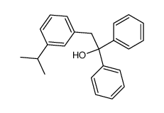 2-(3-isopropylphenyl)-1,1-diphenylethanol结构式