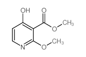 4-羟基-2-甲氧基-3-吡啶羧酸甲酯结构式