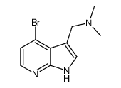 1-(4-Bromo-1H-pyrrolo[2,3-b]pyridin-3-yl)-N,N-dimethylmethanamine Structure