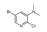 (5-bromo-2-chloro-pyridin-3-yl)-dimethyl-amine Structure