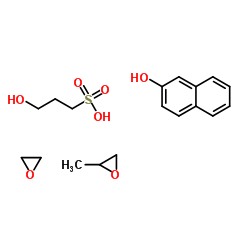Polyethylene,Propyleneglycol (beta-Naphthyl) (3-Sulfopropyl) Diether, Potassium Salt结构式
