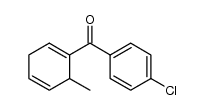 (4-chlorophenyl)(6-methylcyclohexa-1,4-dien-1-yl)methanone Structure