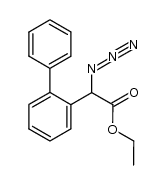 ethyl 2-azido-2-(biphenyl-2-yl)acetate Structure