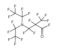 Perfluoro[3-(N,N-diethylamino)-2-methylpropionyl fluoride] Structure