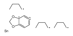 1,3-benzodioxol-5-yl(tributyl)stannane结构式