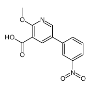 2-methoxy-5-(3-nitrophenyl)pyridine-3-carboxylic acid Structure