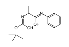 2-Methyl-2-propanyl (1-anilino-1-oxo-2-propanyl)carbamate Structure