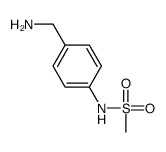4-(Methylsulfonylamino)benzylamine结构式