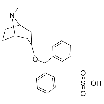 Benztropine Mesylate Structure