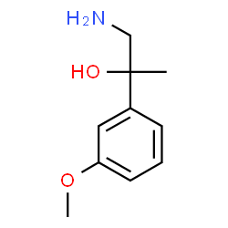 1-Amino-2-(3-methoxyphenyl)propan-2-ol结构式