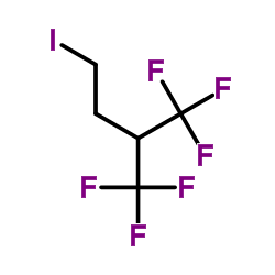 4-碘-1,1,1-三氟-2-(三氟甲基)丁烷结构式