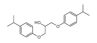 1,3-bis(4-propan-2-ylphenoxy)propan-2-ol结构式