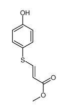 methyl 3-(4-hydroxyphenyl)sulfanylprop-2-enoate Structure