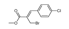 methyl (2Z)-2-(bromomethyl)-3-(4-chlorophenyl)prop-2-enoate Structure