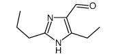 5-ethyl-2-propyl-1H-imidazole-4-carbaldehyde结构式