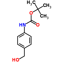 4-(Boc-氨基)苯甲醇结构式