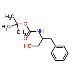 N-(tert-Butoxycarbonyl)-DL-phenylalaninol Structure