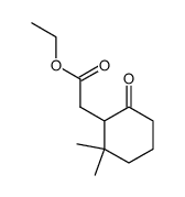 ethyl 2-(2,2-dimethyl-6-oxocyclohexyl)acetate structure