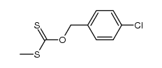 O-(4-chlorobenzyl)-S-methyl dithiocarbonate Structure