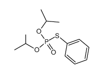 thiophosphoric acid O,O'-diisopropyl ester S-phenyl ester结构式