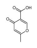 4H-Pyran-3-carboxylicacid,6-methyl-4-oxo-(9CI)结构式