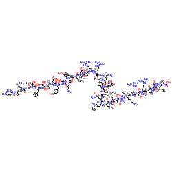 Oxyntomodulin (human, mouse, rat) trifluoroacetate salt结构式
