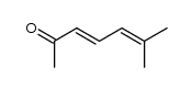 (E)-6-Methyl-3,5-heptadien-2-one结构式