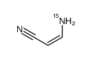 (Z)-3-(15N)aminoprop-2-enenitrile Structure
