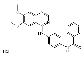 N-(4-((6,7-DIMETHOXY-4-QUINAZOLINYL)AMIN结构式