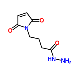 4-马来酰亚胺丁酰肼结构式