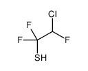 2-chloro-1,1,2-trifluoroethanethiol Structure