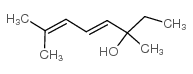3,7-dimethyl-4,6-octadien-3-ol Structure