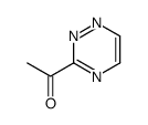 Ethanone, 1-(1,2,4-triazin-3-yl)- (9CI) structure