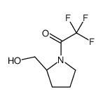 2-Pyrrolidinemethanol, 1-(trifluoroacetyl)-, (2S)- (9CI)结构式