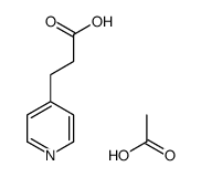 acetic acid,3-pyridin-4-ylpropanoic acid结构式