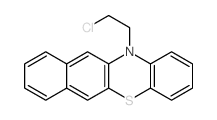 12-(2-chloroethyl)benzo[b]phenothiazine结构式