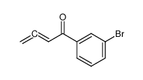 1-(3-溴苯基)-2,3-丁二烯-1-酮结构式