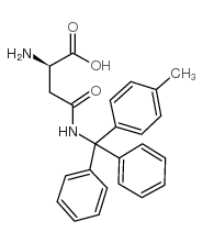 Ngamma-4-甲基三苯甲基-D-天冬酰胺结构式