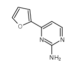4-(2-呋喃基)嘧啶-2-胺结构式