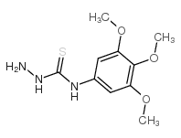 4-(3,4,5-三甲氧基苯基)-3-氨基硫脲结构式