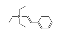 triethyl(2-phenylethenyl)silane结构式