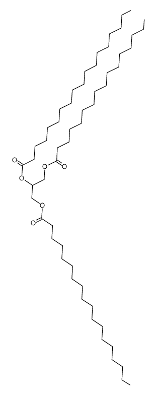 1,2-Distearoyl-3-Palmitoyl-rac-glycerol结构式