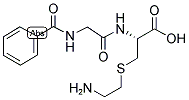 Hippuryl-Cys(2-aminoethyl)-OH hydrochloride salt Structure