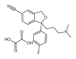 (R)-Citalopram oxalate Structure