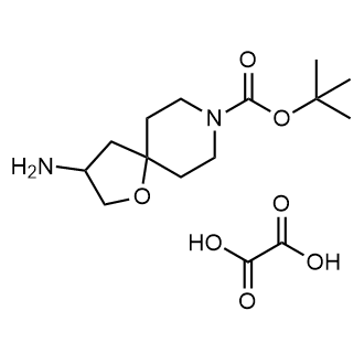 3-氨基-1-氧杂-8-氮杂螺[4.5]癸烷-8-羧酸叔丁酯草酸盐结构式